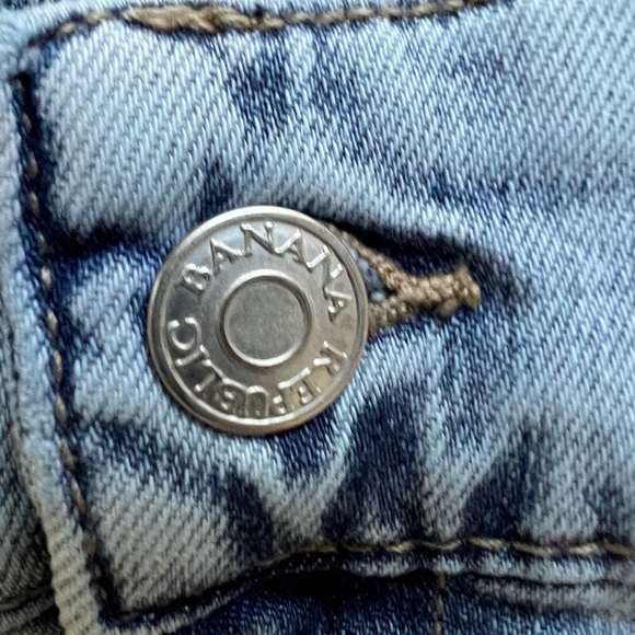 Banana Republic Light Denim Knee Length Skirt - Picture 3 of 6